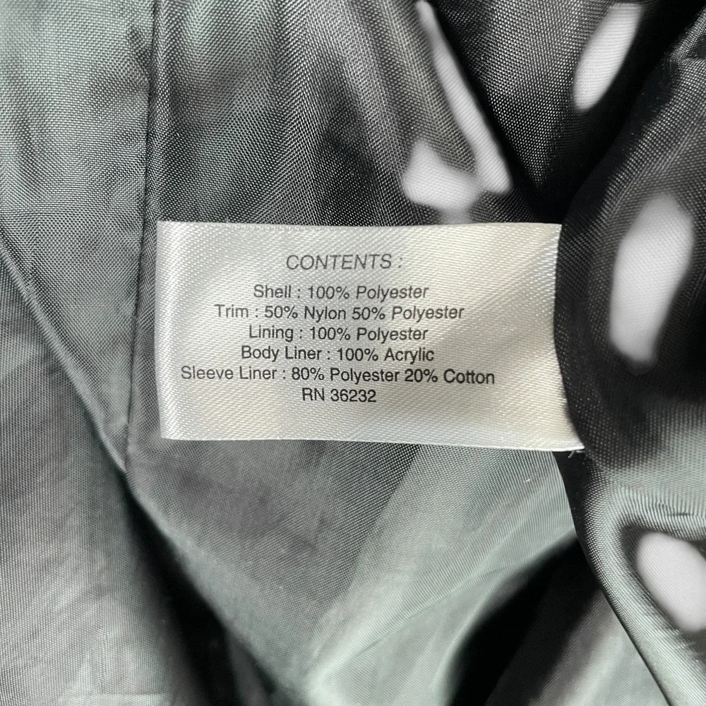 Vintage Gallery Petite Trench Coat Womens Medium Petite PM Black Buttons Long‎